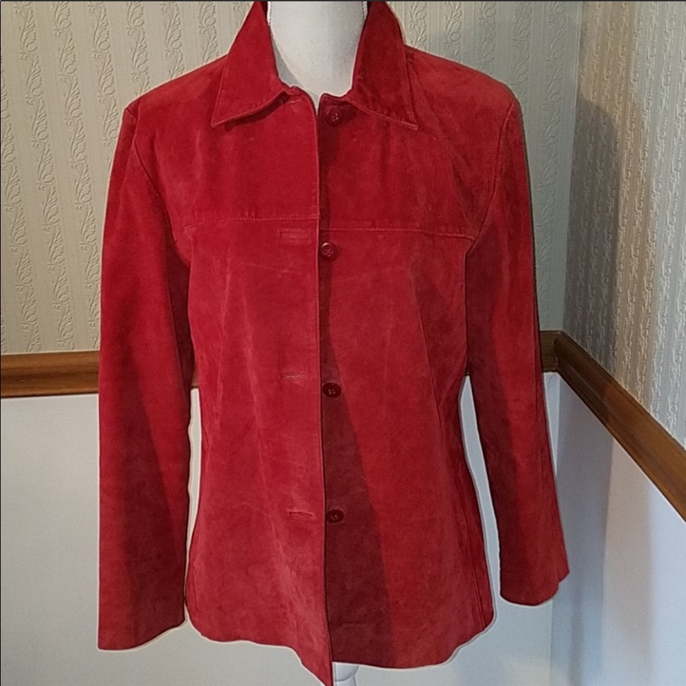 GENUINE SUEDE VINTAGE JACKET.